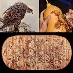 60W Pyography Wood Burning Tool Kit with 20pcs Pyrography Wire Tips for Wood Leather and Gourd