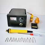 60W Pyography Wood Burning Tool Kit with 20pcs Pyrography Wire Tips for Wood Leather and Gourd