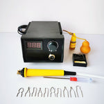 60W Pyography Wood Burning Tool Kit with 20pcs Pyrography Wire Tips for Wood Leather and Gourd