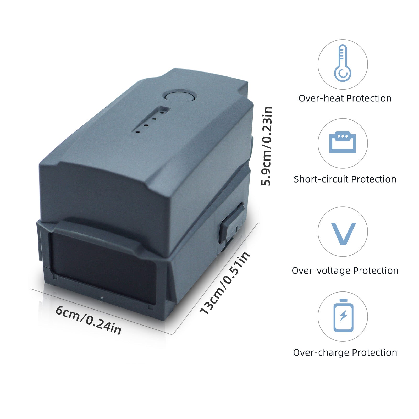 11.4V 6830mah LiHV Battery for DJI Mavic Pro Drone Battery