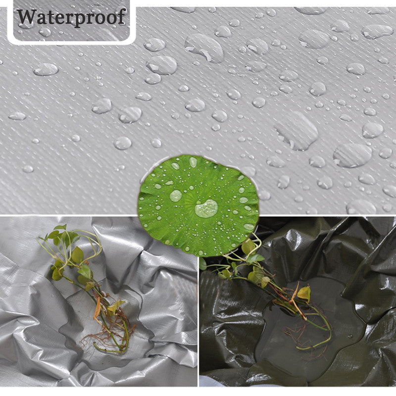 Waterproof tarpaulin PE protective tarpaulin with eyelets anti-UV tear-resistant truck tarpaulin multi-purpose cover for garden furniture pool trampoline car