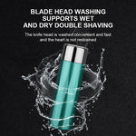 Waterproof Mini Electric Shaver Pocket Shaver Beard Trimmer Easy Clean Rotary Shaver USB Rechargeable