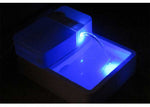 1.8L LED + UV Sterilization Automatic Pet Water Fountain 12V Pet Water Dispenser Drinking Filter Bowl for Dogs Cats