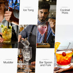 12-Piece Cocktail Shaker Set Bar Tools for Professional Bartender Home Martini Shaker with Stand