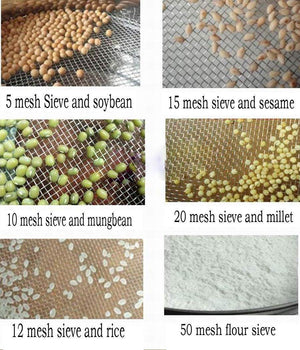 Electric Automatic Flour Sifter Shaker Vibrating Sieve Machine for Granule Powder Grain