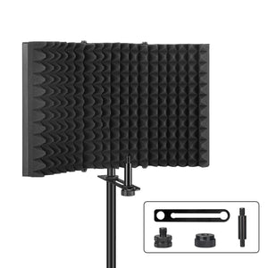 Professional Microphone Isolation Shield for Any Condenser Microphone Recording Equipment Studio