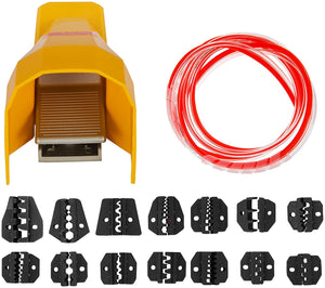 Pneumatic Air Powered Wire Terminal Crimping Machine Crimp Tool Crimper AM-10 with A03C Die set