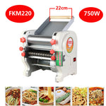 220V 750W Electric Noodle Making Pasta Maker Dough Roller Noodle Cutting Machine for Home Commercial Use