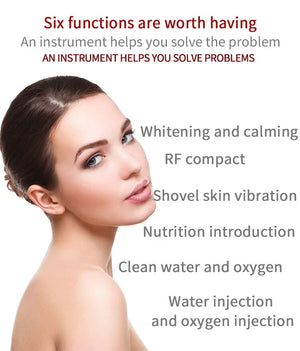 Hydrogen Oxygen Facial Beauty Machine 6 in 1 Hydro Dermabrasion Machine for Deep Cleaning