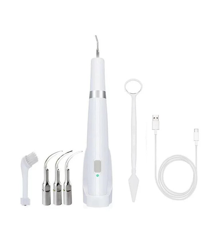 Dental Ultrasonic Scaler Oral Irrigator Plaque Remover Tool Kit Tooth Scraper for Kids Adult