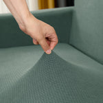 Knitted Waterproof Corn Kernel Draping Sofa Cover 3 Piece Set Non-Slip Soft Slipcover