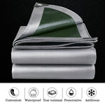Waterproof tarpaulin PE protective tarpaulin with eyelets anti-UV tear-resistant truck tarpaulin multi-purpose cover for garden furniture pool trampoline car
