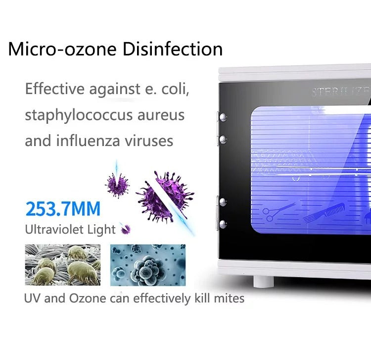 UV Sterilizer Disinfection Box with Ozone Sterilizer Cabinet for Home Dental Medical Surgical Metal Implements