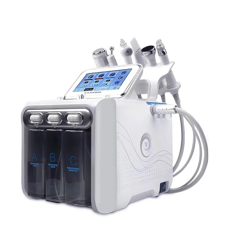 Hydrogen Oxygen Facial Beauty Machine 6 in 1 Hydro Dermabrasion Machine for Deep Cleaning