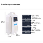 1L Portable Oxygen Concentrator O2 Generator MINI Oxygen Machine For Home and Travel