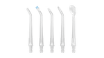 Cordless Oral Irrigator Portable Teeth Cleaner Water Dental Flosser with 400ml Big Water Tank 6 nozzles 5 Modes