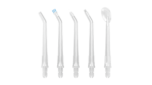 Cordless Oral Irrigator Portable Teeth Cleaner Water Dental Flosser with 400ml Big Water Tank 6 nozzles 5 Modes