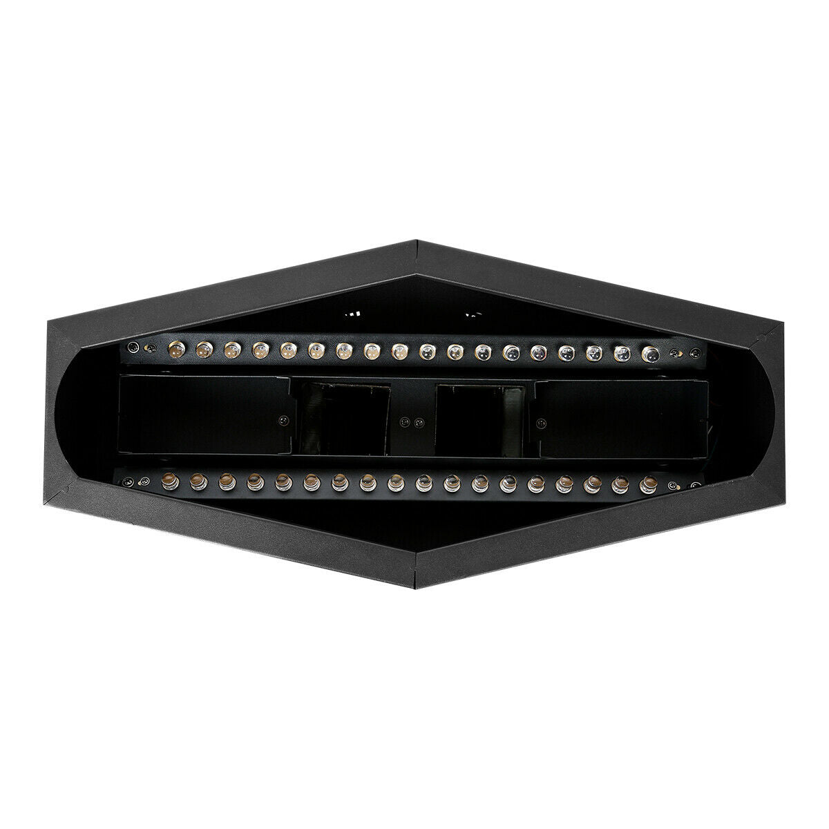 LED Simulated Flame Effect LED 3D Silk Fake Fire Lamp for Christmas Party Festival Night Clubs Atmosphere (Black)