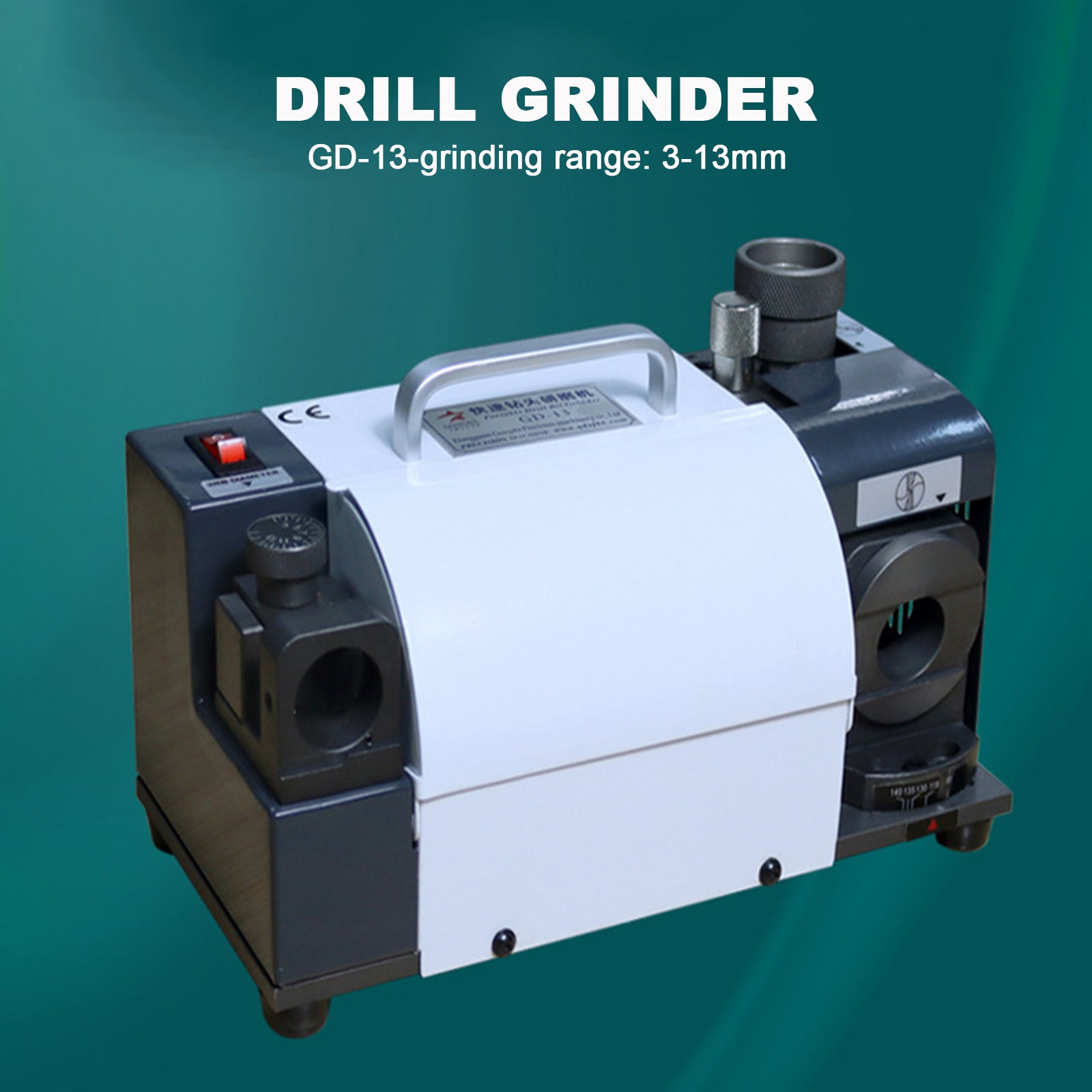 220V Fast Drill Grinder Portable Drill Sharpener Drill Grinding Machine