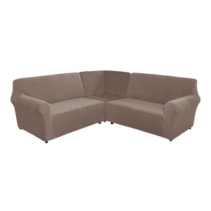 5 Seater L Shape Velvet Sofa Cover Velvet L Shaped Sofa Cover Washable Sofa Cover