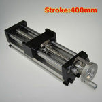 Linear Stage Actuator 100-1000mm Manual Sliding Table Ballscrew Linear Guides Cross Slide Table SFU1605 Travel Length