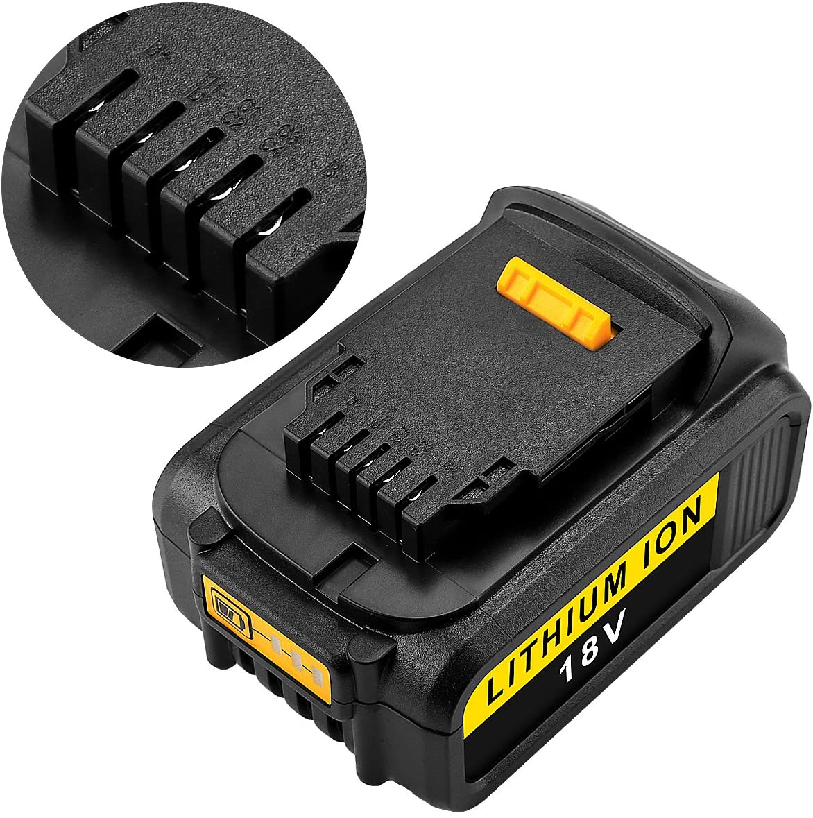 18V 6000mAh Li-ion Replacement Battery for Dewalt DCB181 DCB182 DCD780