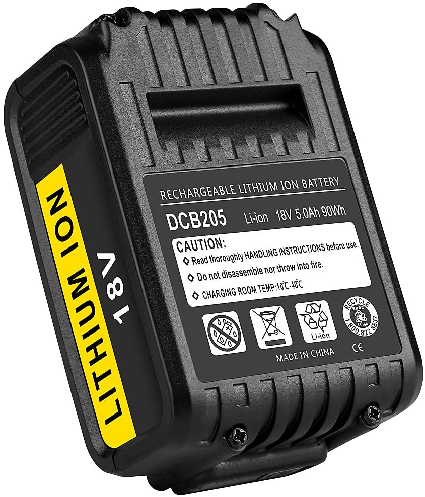 18V 6000mAh Li-ion Replacement Battery for Dewalt DCB181 DCB182 DCD780