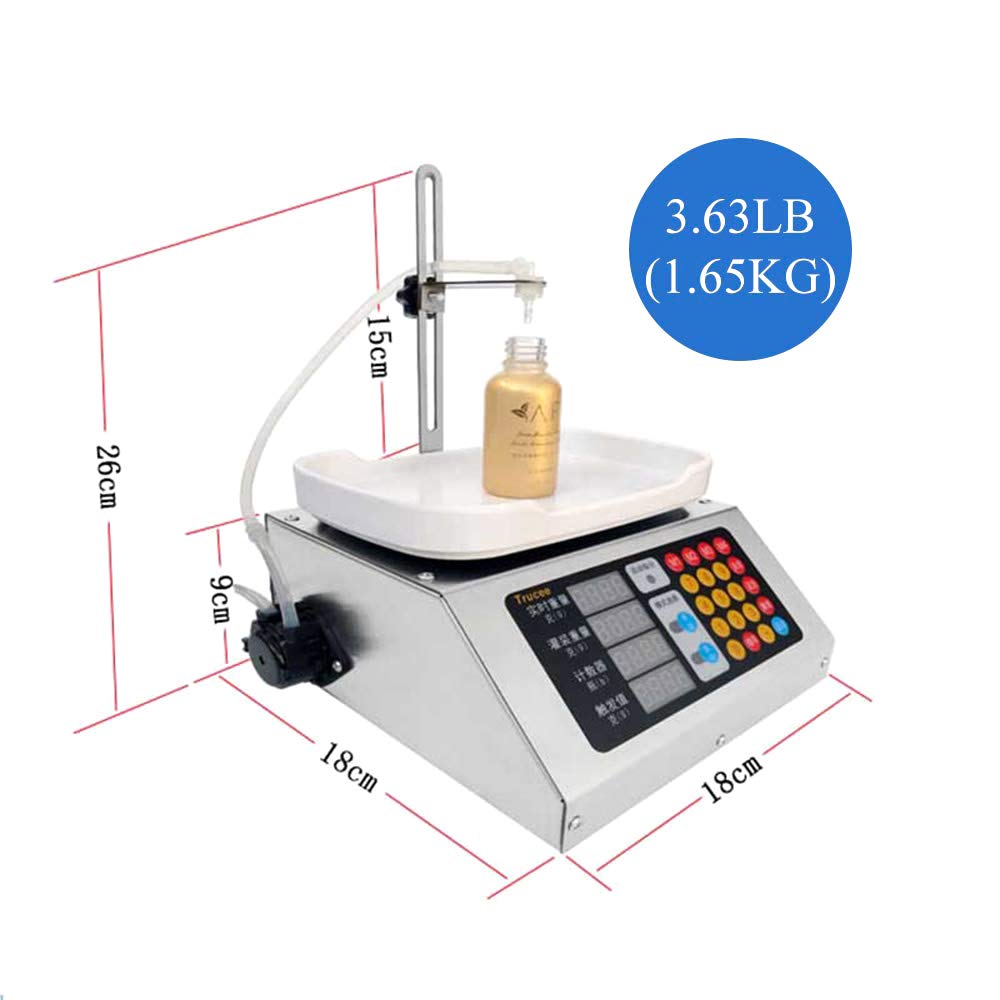 Peristaltic Pump Liquid Filling Machine Bottle Filler with Digital Control for Essential Oil Perfume Spraying Bottle