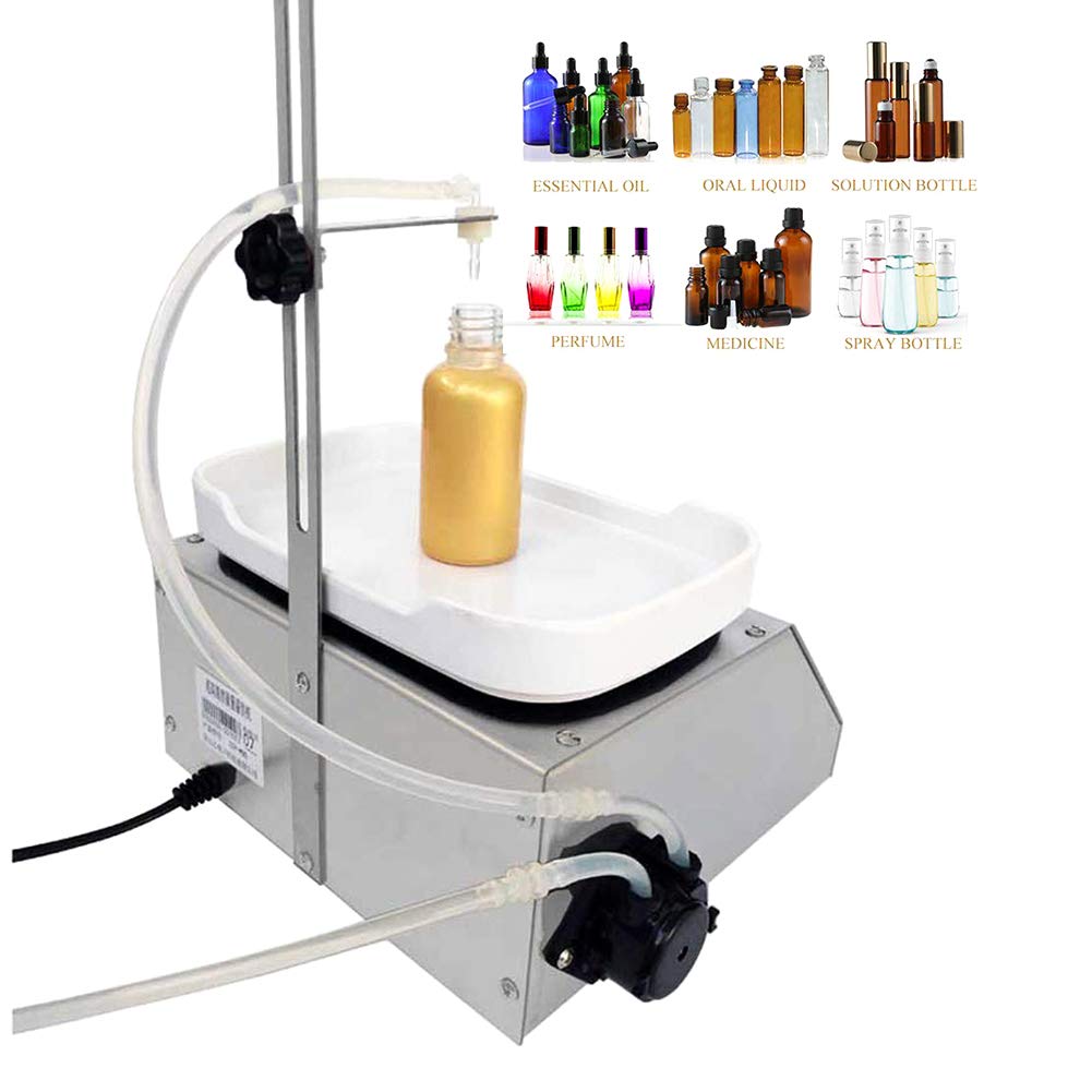 Peristaltic Pump Liquid Filling Machine Bottle Filler with Digital Control for Essential Oil Perfume Spraying Bottle