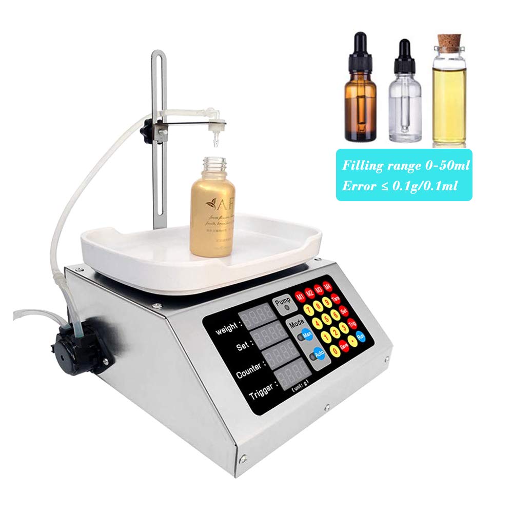 Peristaltic Pump Liquid Filling Machine Bottle Filler with Digital Control for Essential Oil Perfume Spraying Bottle