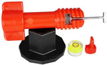 Tile Leveling System Kit Tile Leveler Spacers with Replaceable Steel Needle and Flat Ceramic Tile Adjusters  for Building Walls & Floors