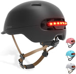 Smart Bike Helmet with 3 Types of Alert Lights Cycling Helmet with Smart Safe LED Helmet Comfortable Lightweight Breathable Waterproof
