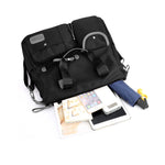 Lightweight Travel Bag with Waterproof Nylon Large Capacity Multi-Pocket Compartment for School Fitness Trip