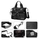 Lightweight Travel Bag with Waterproof Nylon Large Capacity Multi-Pocket Compartment for School Fitness Trip