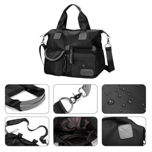 Lightweight Travel Bag with Waterproof Nylon Large Capacity Multi-Pocket Compartment for School Fitness Trip