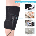 Heated Knee Brace Wrap Knee Heating Pad with 3 Heat Adjustable USB Cable for Knee Injury, Muscles Pain Relief