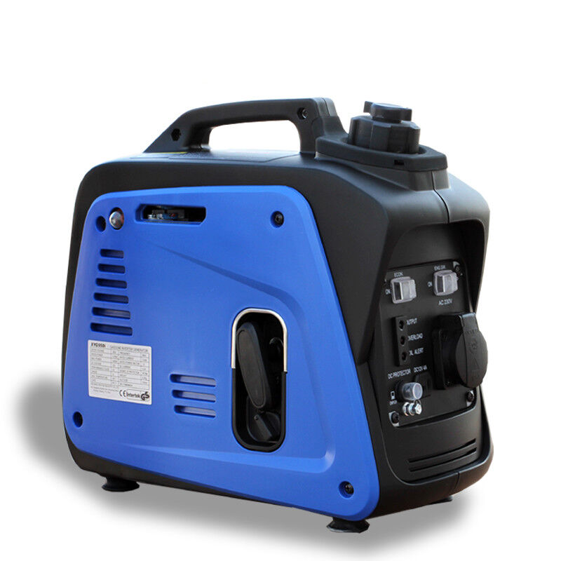 220V Portable Silent Camping Gasoline Power Inverter Generator Set 800W