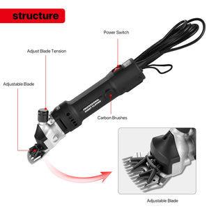 Electric Sheep Shears with 6 Adjustable Speed for Sheep Animal Livestock