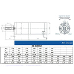 High Torque DC Gear Motor 12/24W Permanent Magnet Gear Motor CW/CCW Low Speed Motor 10-600rpm