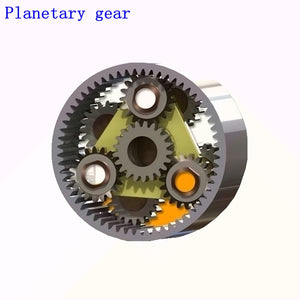 High Torque DC Gear Motor 12/24W Permanent Magnet Gear Motor CW/CCW Low Speed Motor 10-600rpm