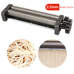 550W 110V 2/6mm Stainless Steel Commercial Automatic Electric Noodle Making Pasta Maker Dough Roller Noodle Cutting Machine