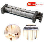 550W 110V 2/6mm Stainless Steel Commercial Automatic Electric Noodle Making Pasta Maker Dough Roller Noodle Cutting Machine