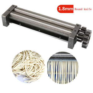 550W 110V 2/6mm Stainless Steel Commercial Automatic Electric Noodle Making Pasta Maker Dough Roller Noodle Cutting Machine