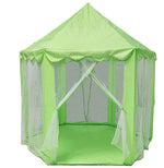 Girls Hexagon Princess Castle Play Tent Playhouse Toy Portable Foldable Kids Game House