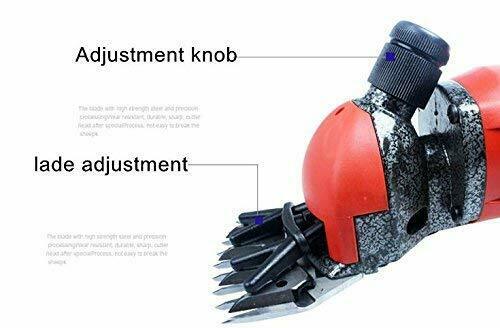 Electric 6-Speed-Adjustable Sheep Shears with Flexible Sharft for Sheep Goat Pet Animal Farm