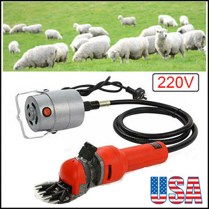 Electric 6-Speed-Adjustable Sheep Shears with Flexible Sharft for Sheep Goat Pet Animal Farm