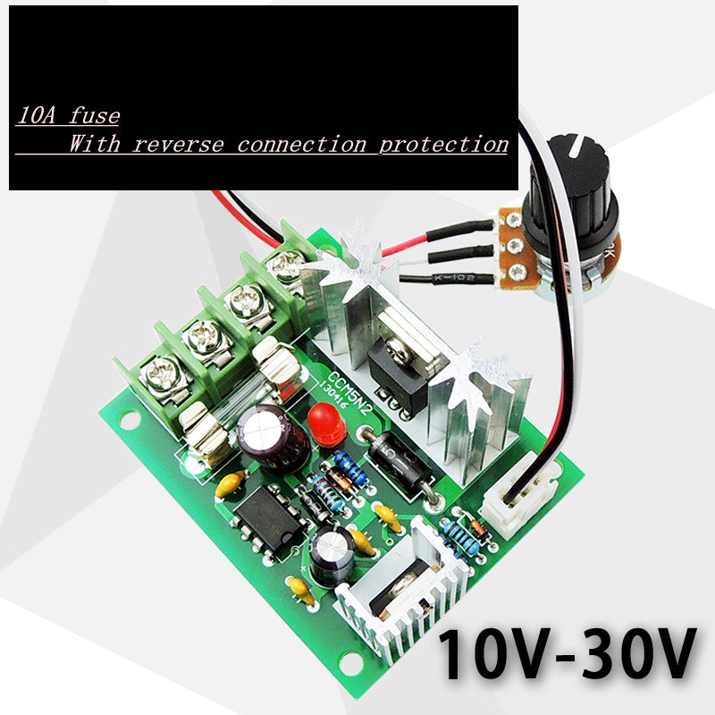 2 PACK Universal 12-40V 120W Unidirectional PWM DC Motor Controller Speed Regulator Switch