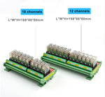2/4/8 Channel DC 12V/24V Relay Module Input Single-Chip PLC Signal Isolation Amplifier Board