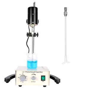 100W Electric Overhead Stirrer Digital Auto Stirrer with Time Setting & Speed Height Adjusting for Home Lab Homebrew Kitchen