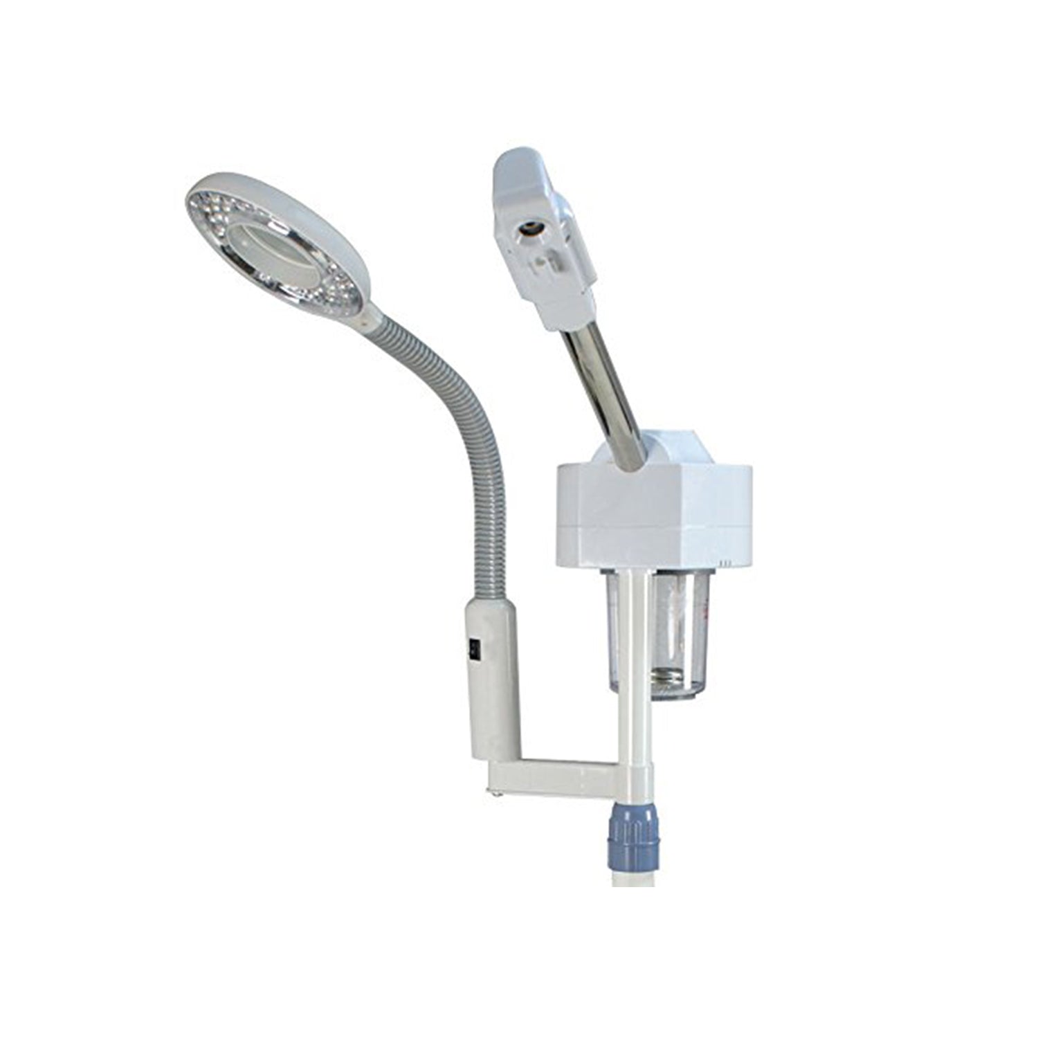 2 In 1 Facial Steamer with 5 Magnifying Glass Nano Ionic Ozone Steaming face Instrument Water Replenishment Equipment